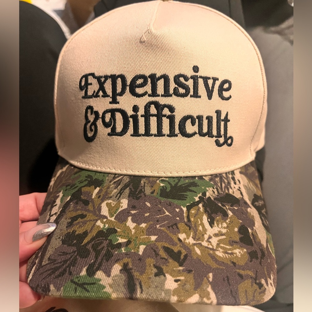 Expensive & Difficult Camo hat